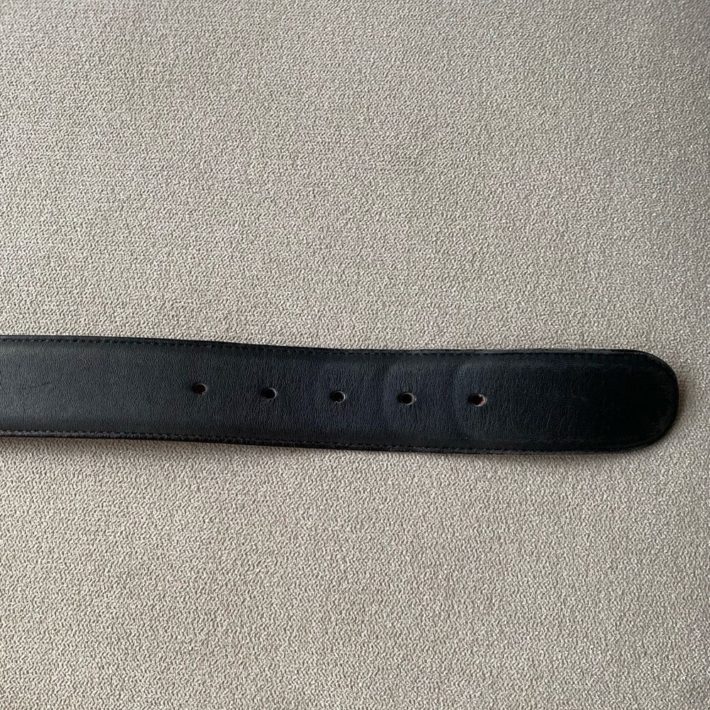 Vintage 90's Coach 8500 Women's Belt - Medium - Navy - Picture 4 of 6